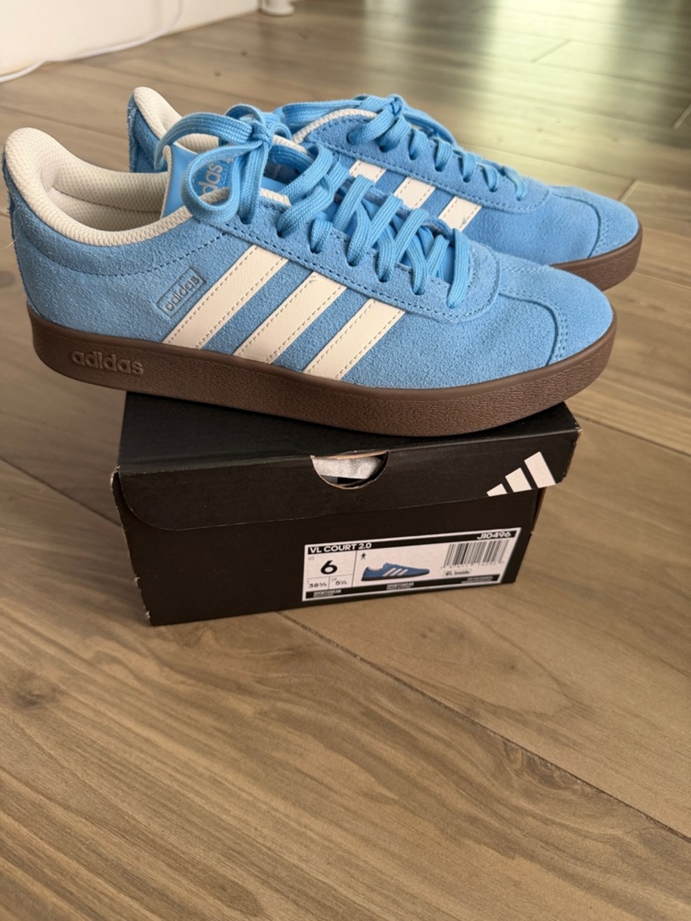 adidas men’s VL Court 2.0 size 6